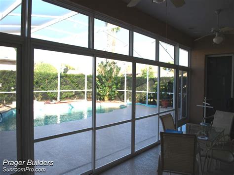 Debary Florida Porch Lanai Fill In Acrylic Windows Prager Builders