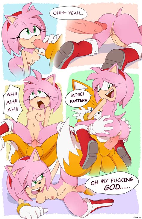Rule 34 2020 2 Tails Absurd Res Amy Rose Anthro Anus Arched Back