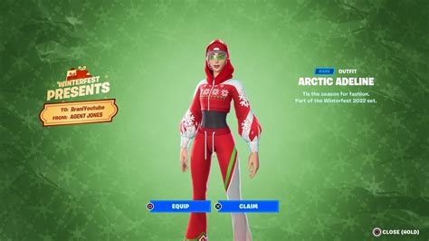 How To Get Arctic Adeline Skin In Fortnite Youtube