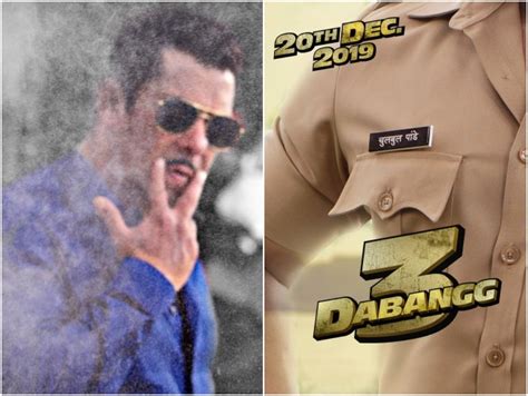 Salman Khan Shares The First Poster Of Dabangg 3 Meet Chulbul Pandey In Cinemas On December 20