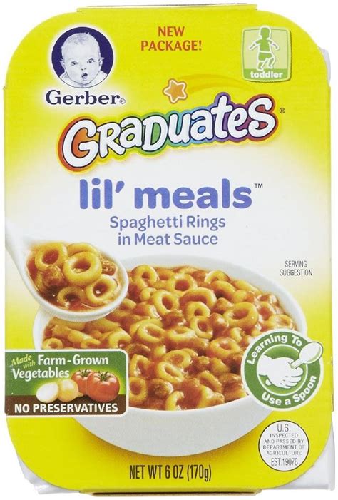 Gerber Graduates Lil Meals Pasta Stars With Chicken And Vegetables