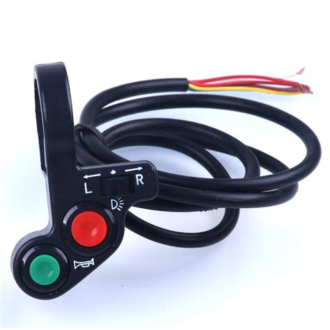Motorcycle Scooter Dirt Atv Quad Switch 78 Inch Horn Turn Signals On