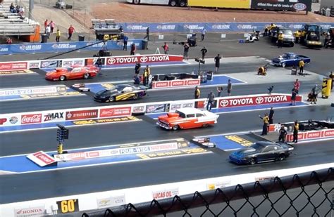 Video First Ever Four Wide Grudge Racing In Las Vegas