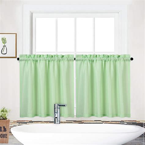 Light Green Kitchen Curtains Curtains And Drapes