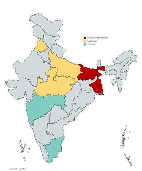 On An Outline Map Of India Mark And Colour The Territories Where