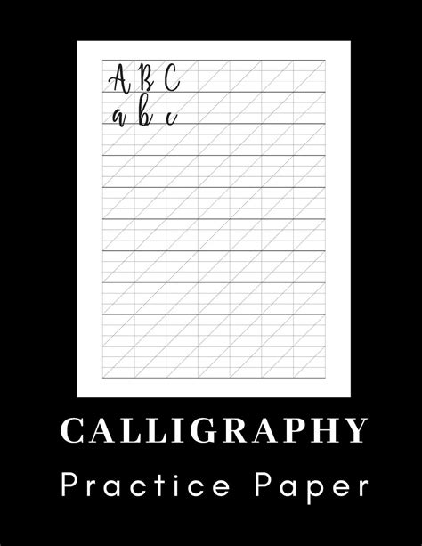 Calligraphy Practice Paper Calligraphy Exercise Book 160 Sheet Pad