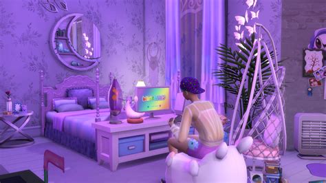Cozy Gamer Girl Bedroom The Sims 4 Rooms Lots Curseforge
