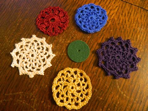 Sweet Crocheted Spool Pin Doily For Your Vintage Machine Or Other