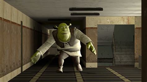 Running Away From A Fast Shrek At School Garrys Mod Mods Youtube