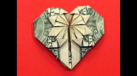 Origami Dollar Heart And Star Tutorial How To Make A Dollar Heart With