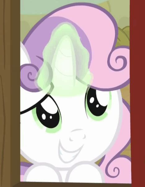 Sweetie Belles Magic Brings A Great Big Smile My Little Pony