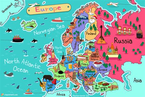 Los 7 Mejores Mapas De Europa Para Imprimir Etapa Infantil