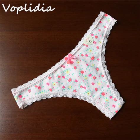 Voplidia Cotton Underwear Women 2017 Sexy Panties Thongs And G Strings