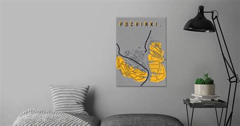 Pochinki Map Poster By Pubg Displate