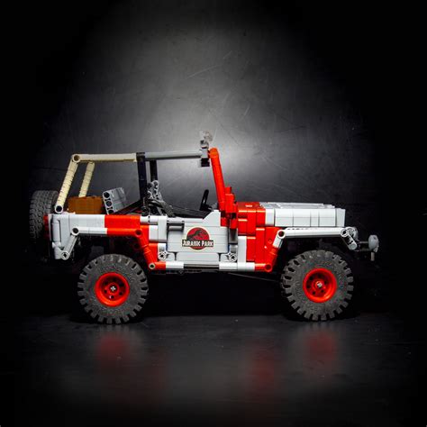 Incredible Lego Jurassic Park Jeep Looks Right At Home In The Jungle
