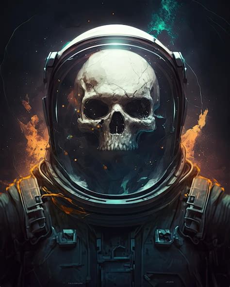 27000 Skull Astronaut Pictures