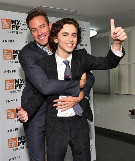 armie hammer and timothee chalamet friendship