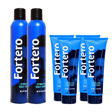Set Of 2 Fortero Shampoo And Conditioner Hair Growth Kit Hair
