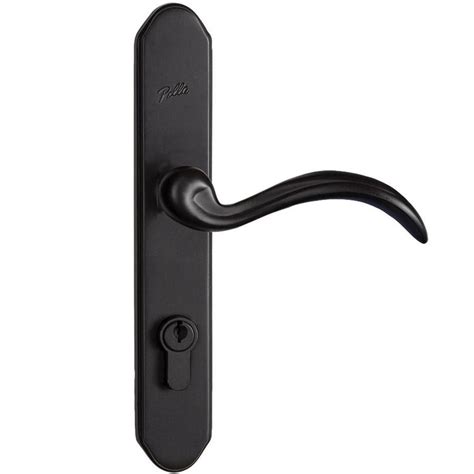 Pella Select Matte Black Storm Door Matching Handleset At