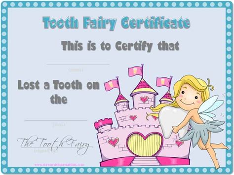The first step is to ensure your child doesn't suspect the letter is from you. Tooth Fairy Certificate
