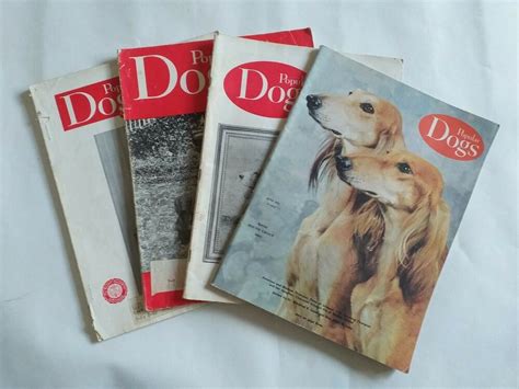 Set 4x 1963 1971 Dog World And Popular Dogs Magazines Dog Magazine