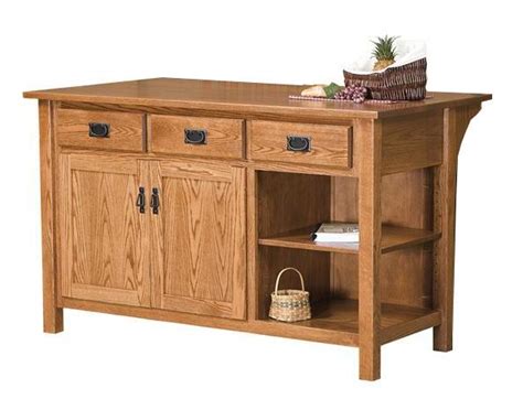 Arts And Crafts Kitchen Island From Dutch Crafters