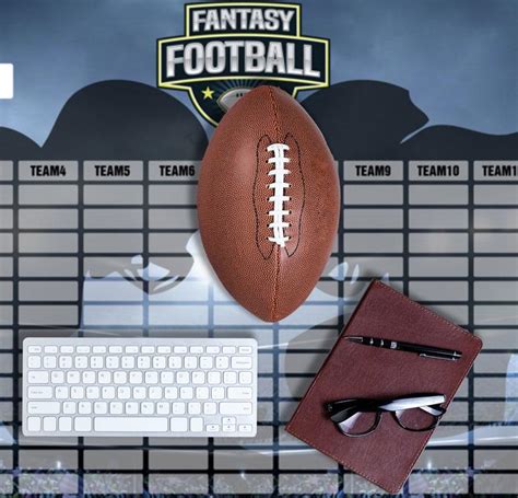 2020 2020 21 Large Fantasy Football Draft Board And Player ...