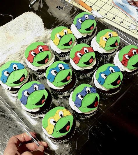 Teenage Mutant Ninja Turtles Cupcakes