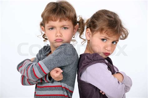 Angry Girls Stock Image Colourbox