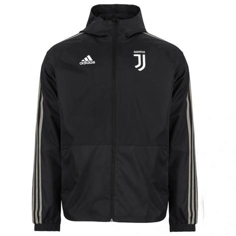 Juventus Black Rain Jacket 201819 Best Soccer Jerseys