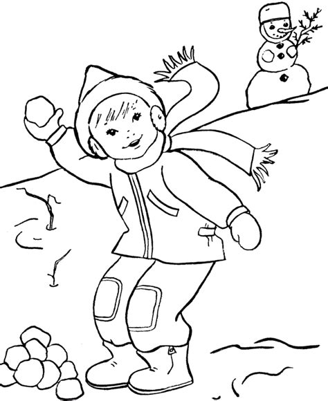Winter Coloring Pages ⋆ Coloringrocks