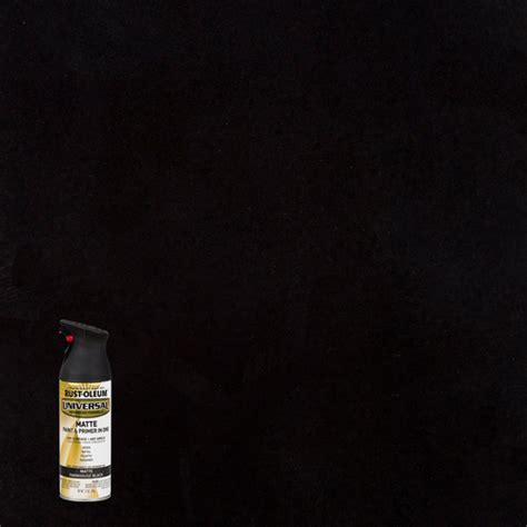 Rust Oleum 330505 Spray Paint Universal Matte Farmhouse Black 12 Oz