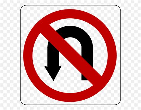 No U Turn Sign Clip Art Is No Sign Clipart Flyclipart