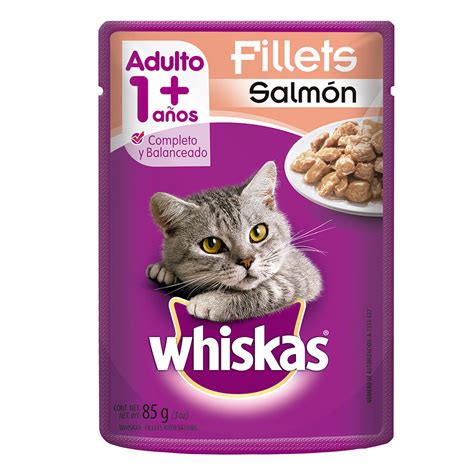 Whiskas® Alimento Húmedo Para Gatos Salmón En Soufflé