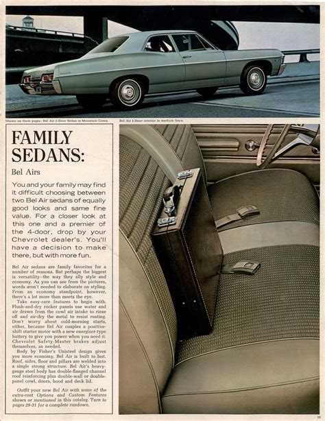 Gm 1967 Chevrolet Sales Brochure