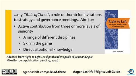 Rule Of Three Agendashift