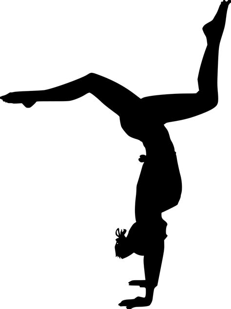 Handstand Silhouette Png Transparent