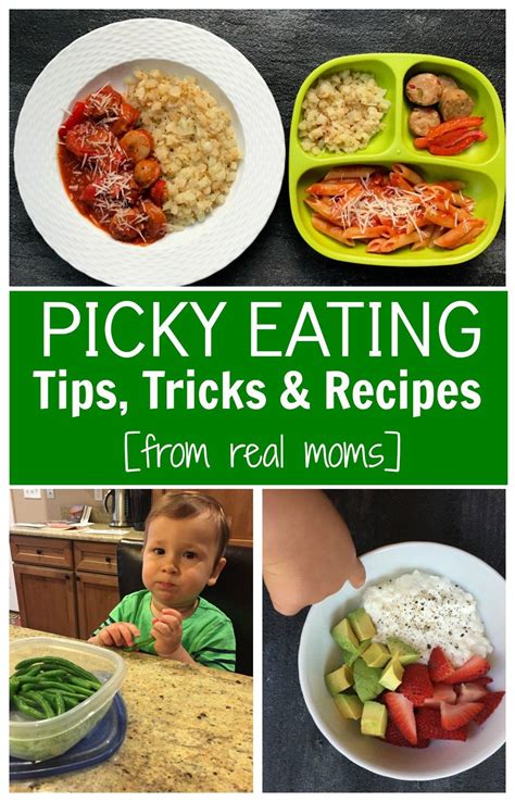 Well its food for thought in my case i have two picky eaters whom i have continually made thick malt shakes for and added probiotic vitamins i purchased from a neurosensory specialist … my two year old only eats crunchy food my son only eats dry cereal, toast. 12 Picky Eater Tips from Real Moms - Mom to Mom Nutrition ...