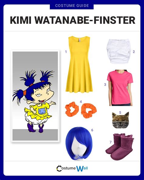 Dress Like Kimi Watanabe Finster From Rugrats Diy Halloween Costumes