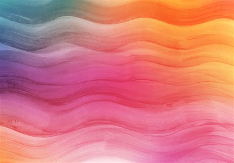 Abstract colorful wavy watercolor background 1234341 - Download Free ...