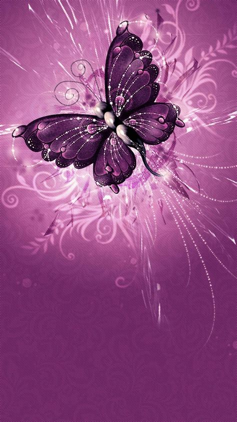 Free Purple Butterfly Wallpaper Pics