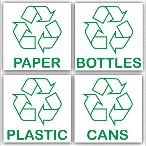 Free Printable Recycling Signs For Bins