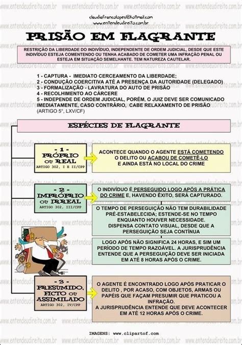 Mapas Mentais Sobre Pris O Em Flagrante Study Maps