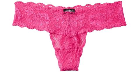 Banana Republic Never Say Never Cutie Lace Thong In Hot