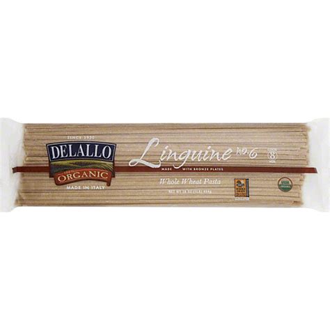A very nice healthier alternative to the traditional pasta. Delallo 100% Organic Whole Wheat Pasta Linguine | Casey's ...