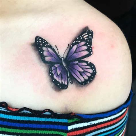 Top 61 Best Purple Butterfly Tattoo Ideas 2020 Inspiration Guide