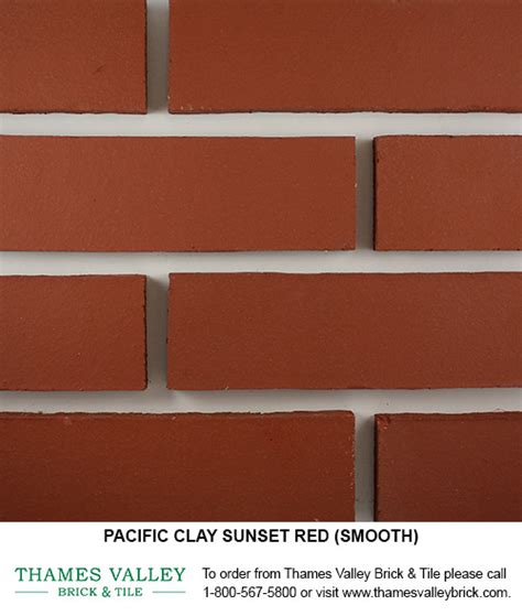 Sunset Red Pacific Clay Face Brick Thames Valley Brick And Tile