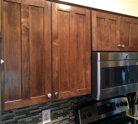 This takes much more time than refacing but is cheaper. Maple Cabinets Stained Walnut Project Gallery | Classic Refinishers