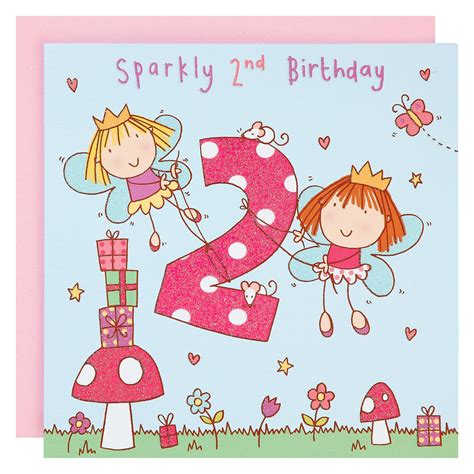 Twizler Fairy Birthday Card Age