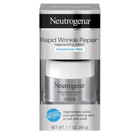 Neutrogena Rapid Wrinkle Repair Face And Neck Cream With Retinol Anti Aging 17 Oz